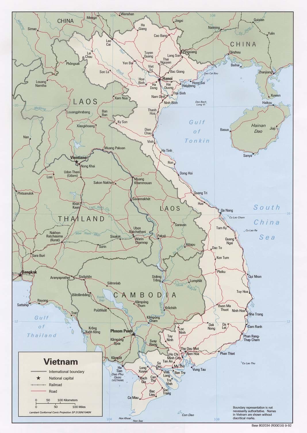 Bản đồ của hồ chí minh port