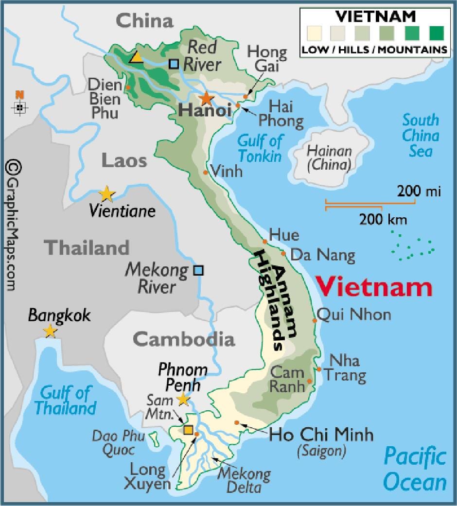 Bản đồ của sài gòn vào