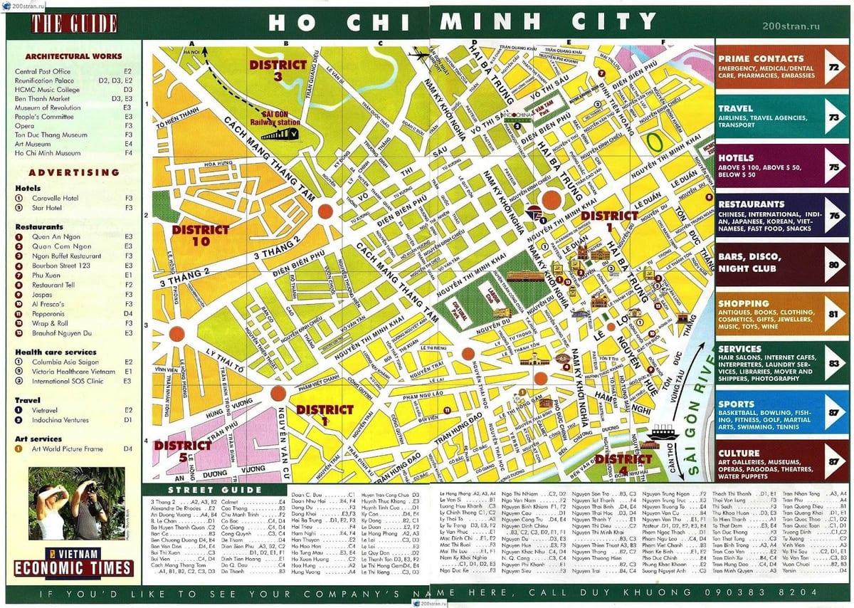 bản đồ của hồ chí minh việt nam
