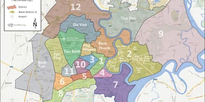 Saigon bản đồ thành phố