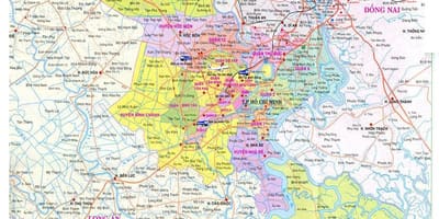 Bản đồ của hồ chí minh