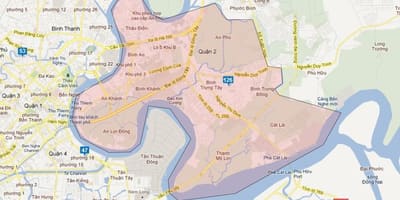 Bản đồ của khu của hồ chí minh