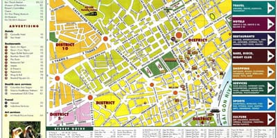 Bản đồ của hồ chí minh việt nam